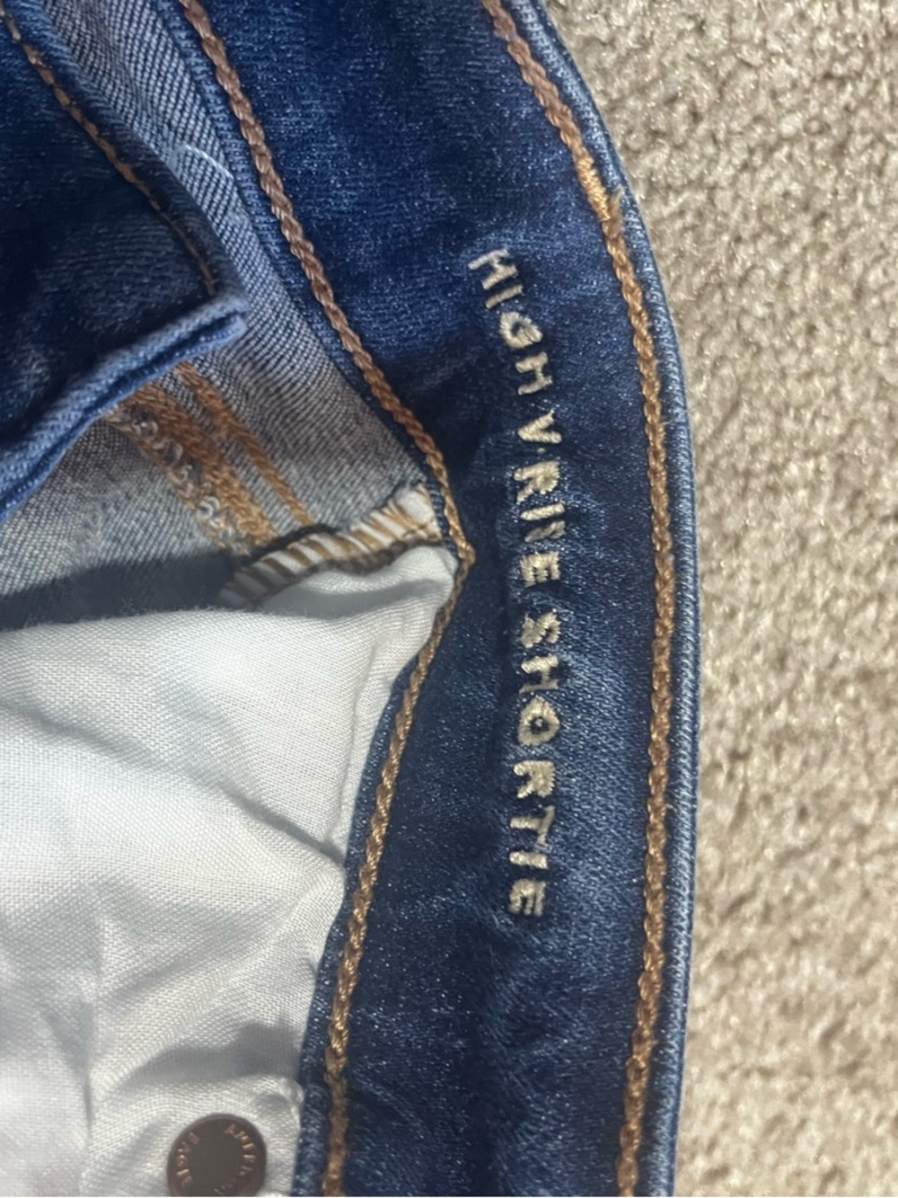 American eagle y2k vintage ripped jeans shorts women’s 2000’s - Picture 4 of 8